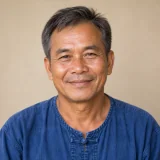 คุณวีระพงษ์ ชาวนาตำบลไม้ยา อำเภอพญาเม็งราย