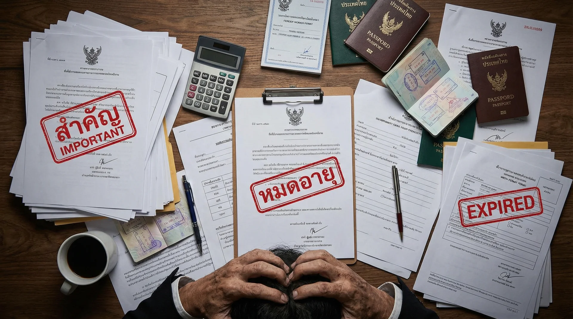 เอกสารแรงงานต่างด้าวที่ต้องดำเนินการ — วีซ่า พาสปอร์ต ใบอนุญาตทำงาน