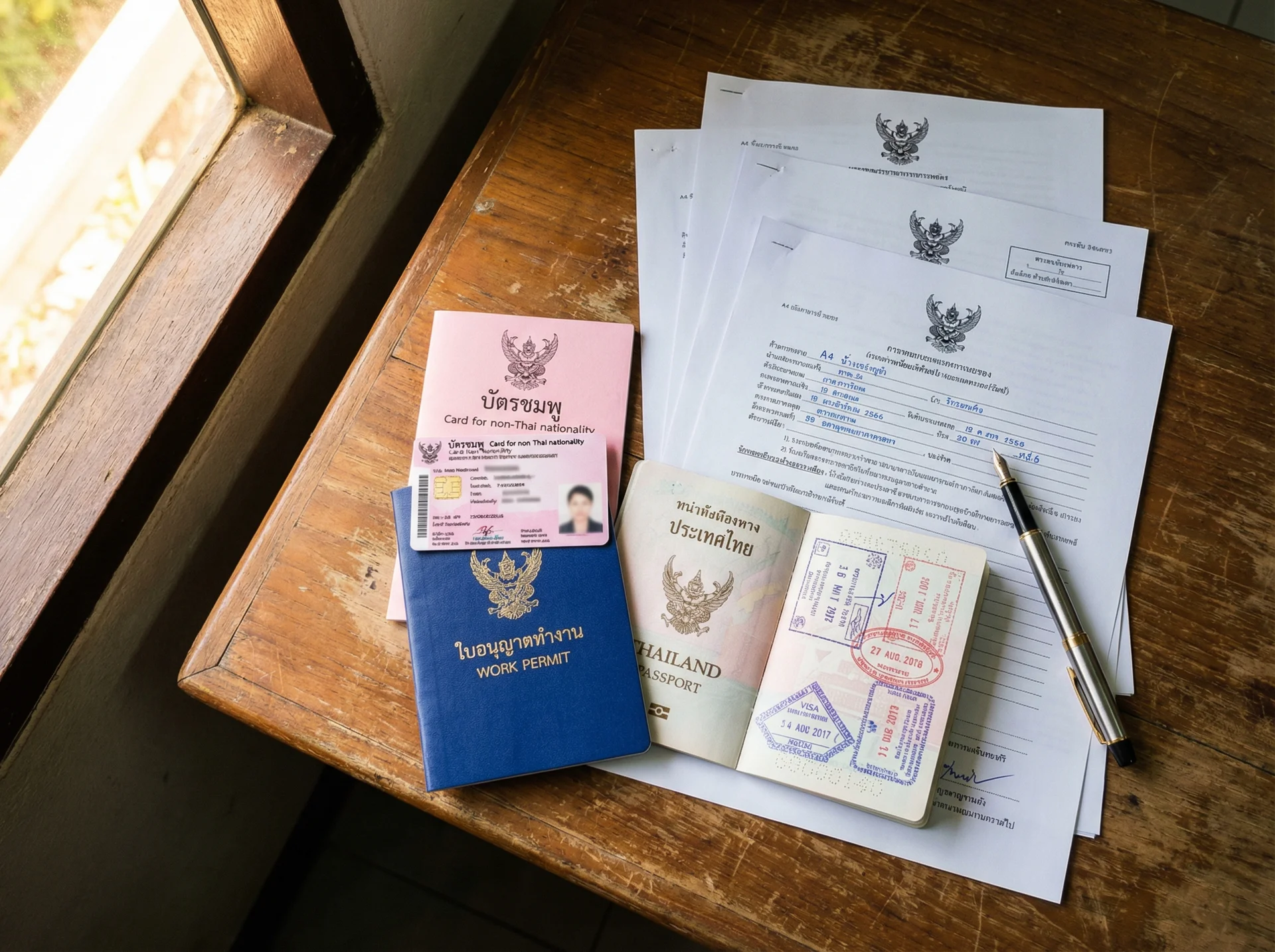 บัตรชมพู บัตรประจำตัวคนซึ่งไม่มีสัญชาติไทย เอกสารแรงงานต่างด้าว เชียงราย