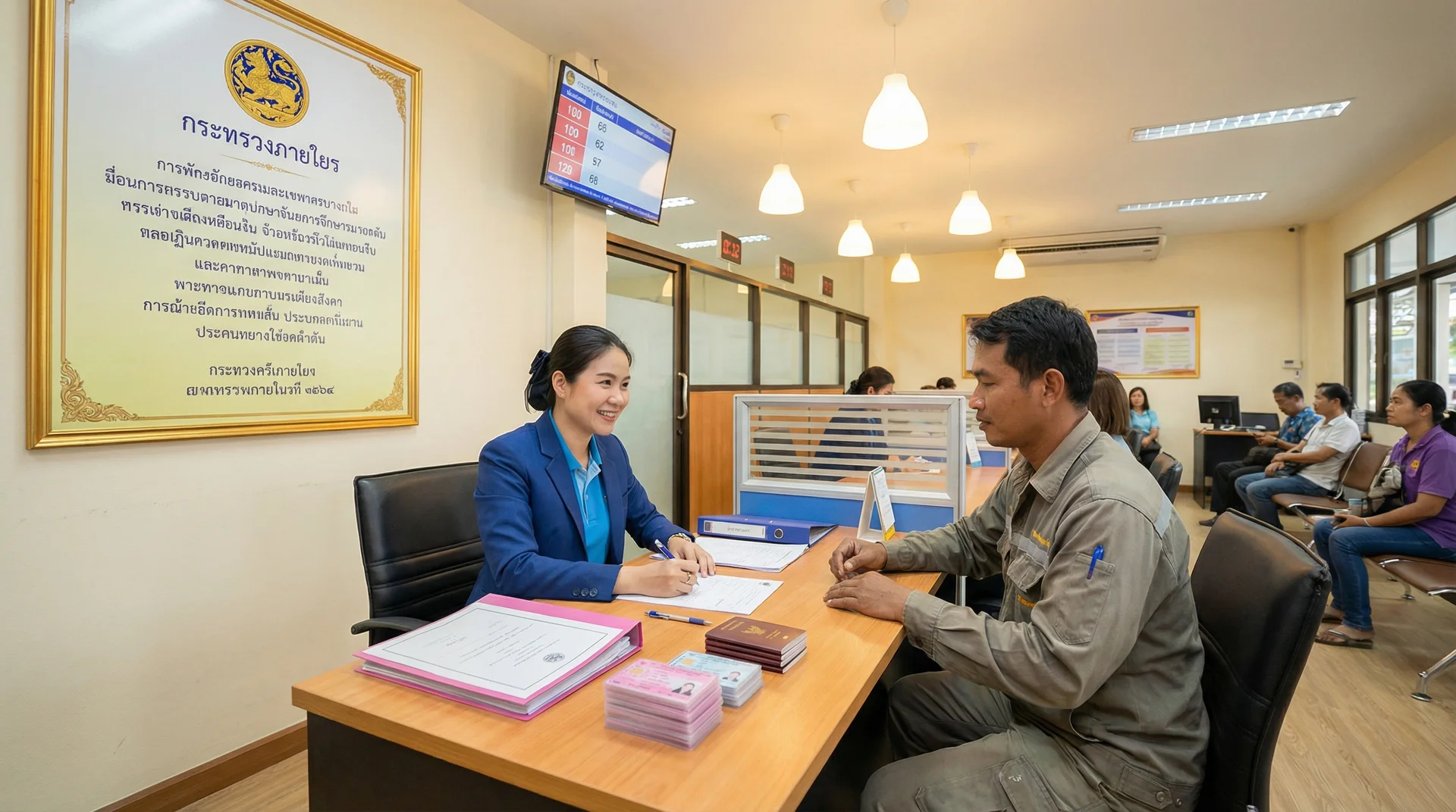 บริการทำบัตรชมพูแรงงานต่างด้าว เชียงราย ศิริมาส เซอร์วิส