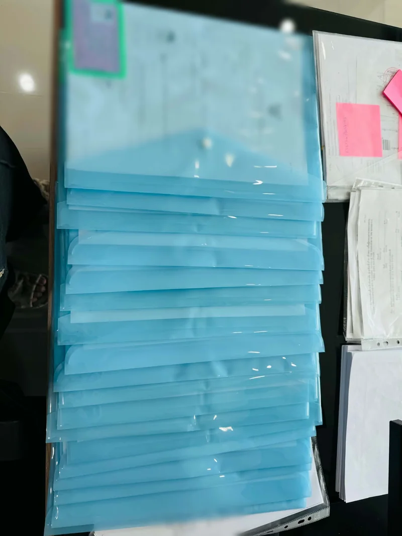 แฟ้มเอกสารบัตรชมพูและใบ ทร.38 ที่ดำเนินการเสร็จ เชียงใหม่ 2
