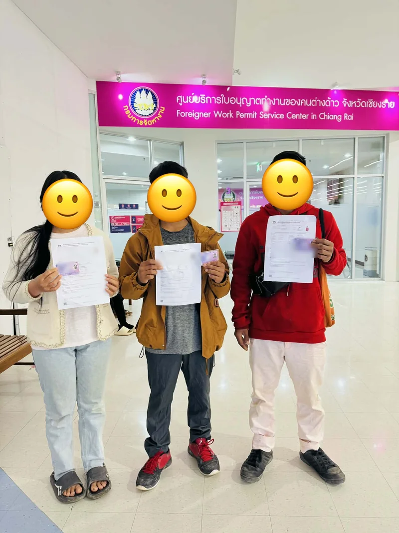 ถ่ายรูปใบอนุญาตทำงานแรงงานต่างด้าว เชียงใหม่ 1
